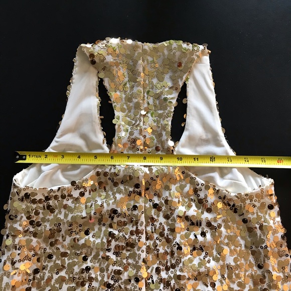 Gold sequins / Rag&Bone top - Picture 3 of 17